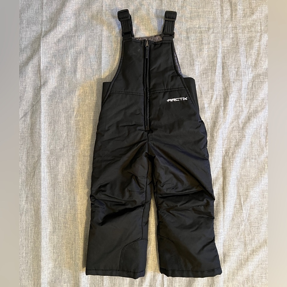Arctix Toddler Snow bib Pants Black 3T